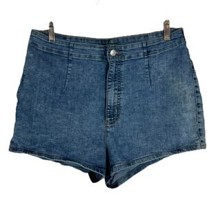 Wild Fable Womens Highest RiseShorts Size 16 33R Acid Wash High Waisted Stretch
